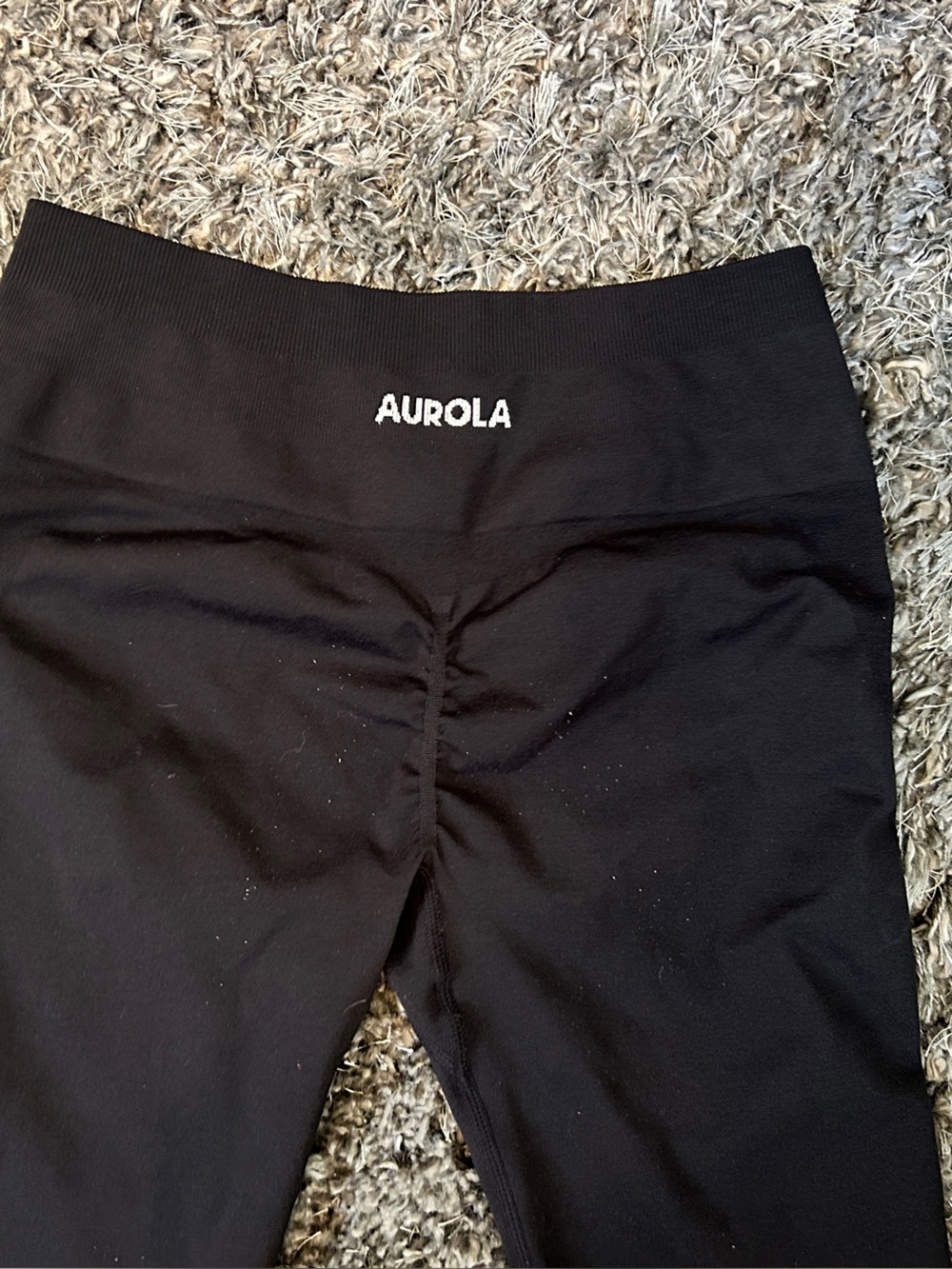 Scrunch Butt Black Active Leggings